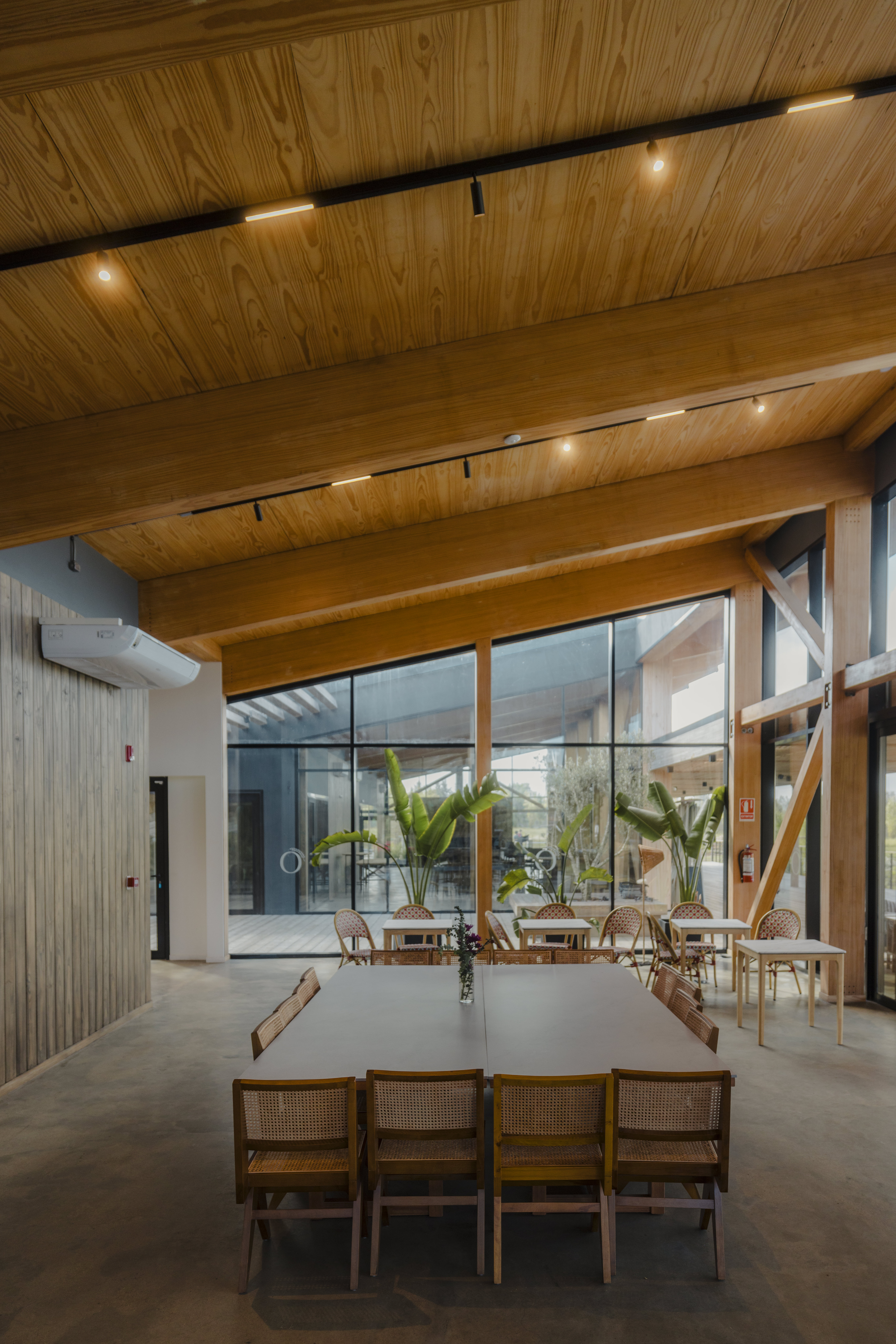Interior de la barbacoa